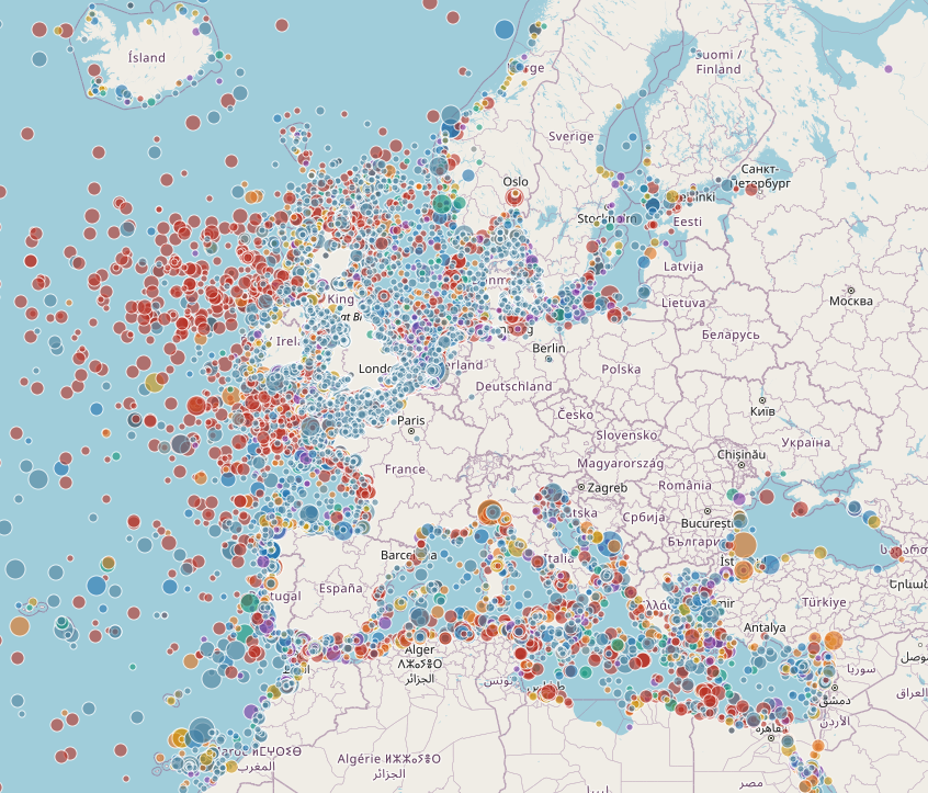 Shipwrecks Map Preview